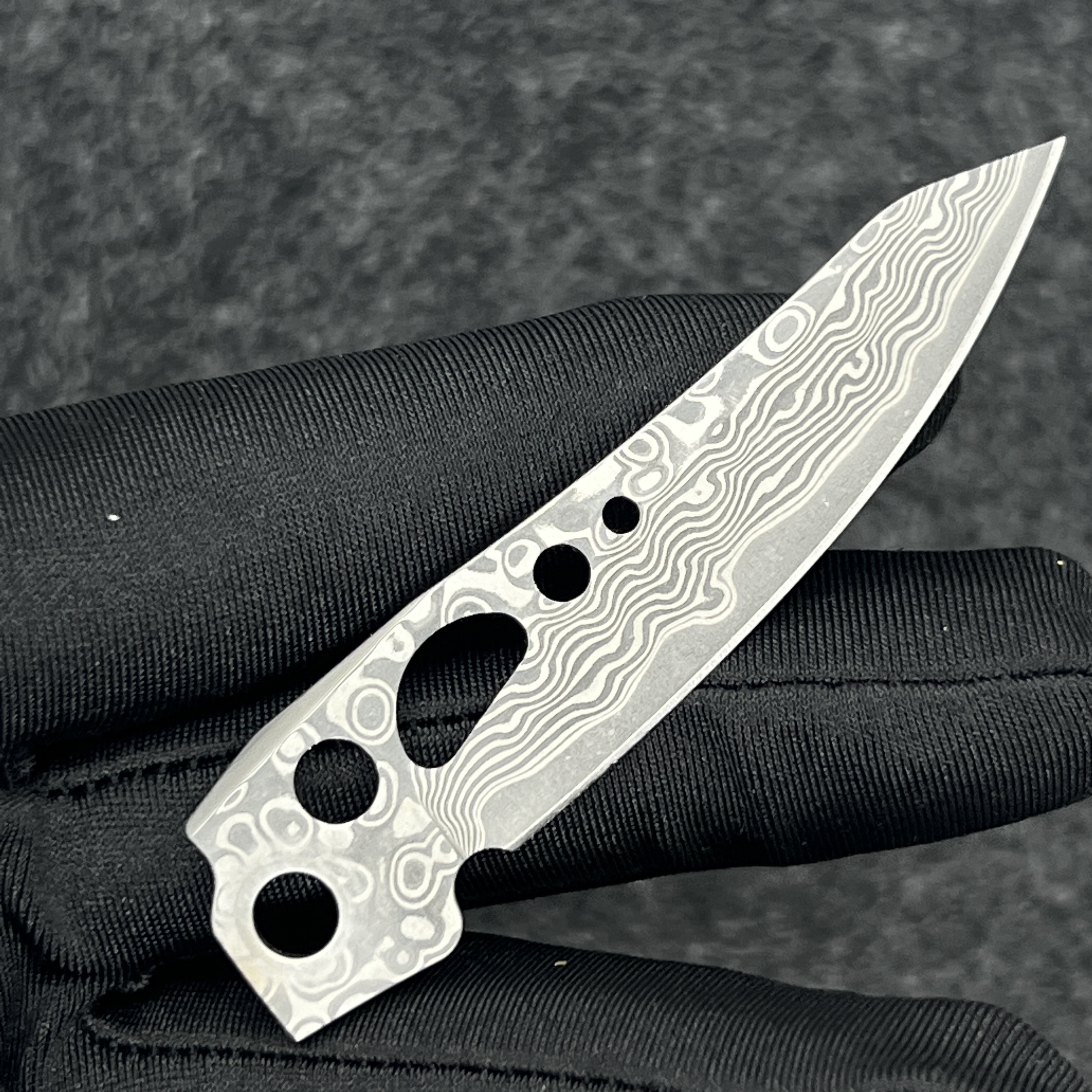 Leatherwork Knife - 1 Pcs Replaceable VG10 Damascus steel