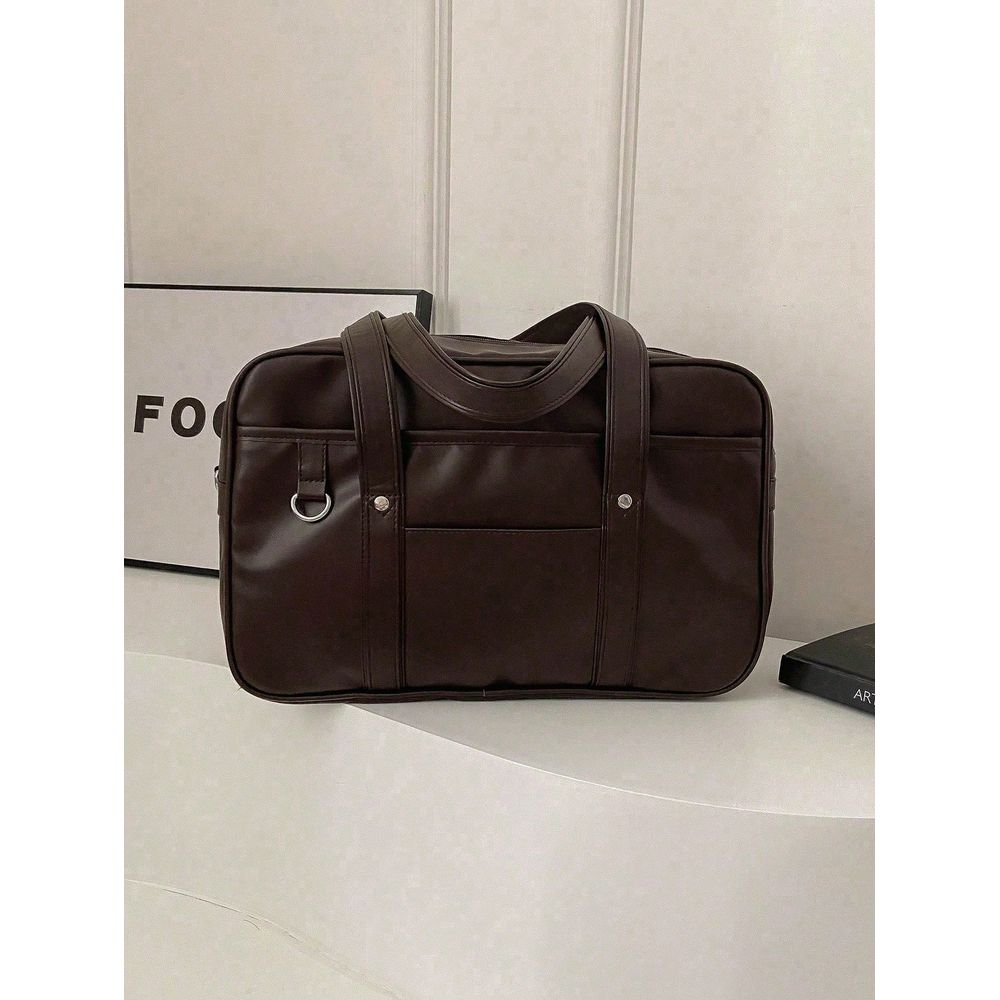 Leather Work Bag Women - Fashion OL Tote Bag, Womens PU