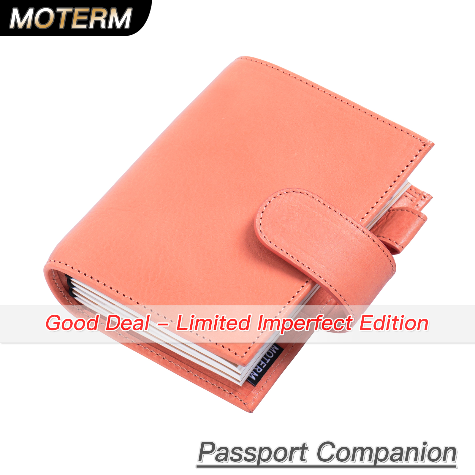 Leather Work Notepad - Limited Imperfect Moterm Full Grain Vegetable
