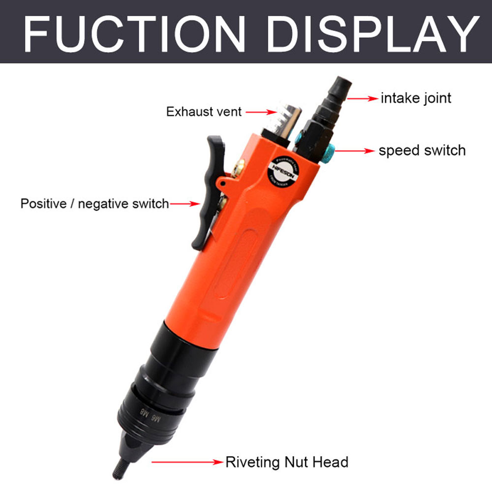 HIFESON Pneumatic Air Rivet Nu - Rivet Setter Tool avaliação e preço