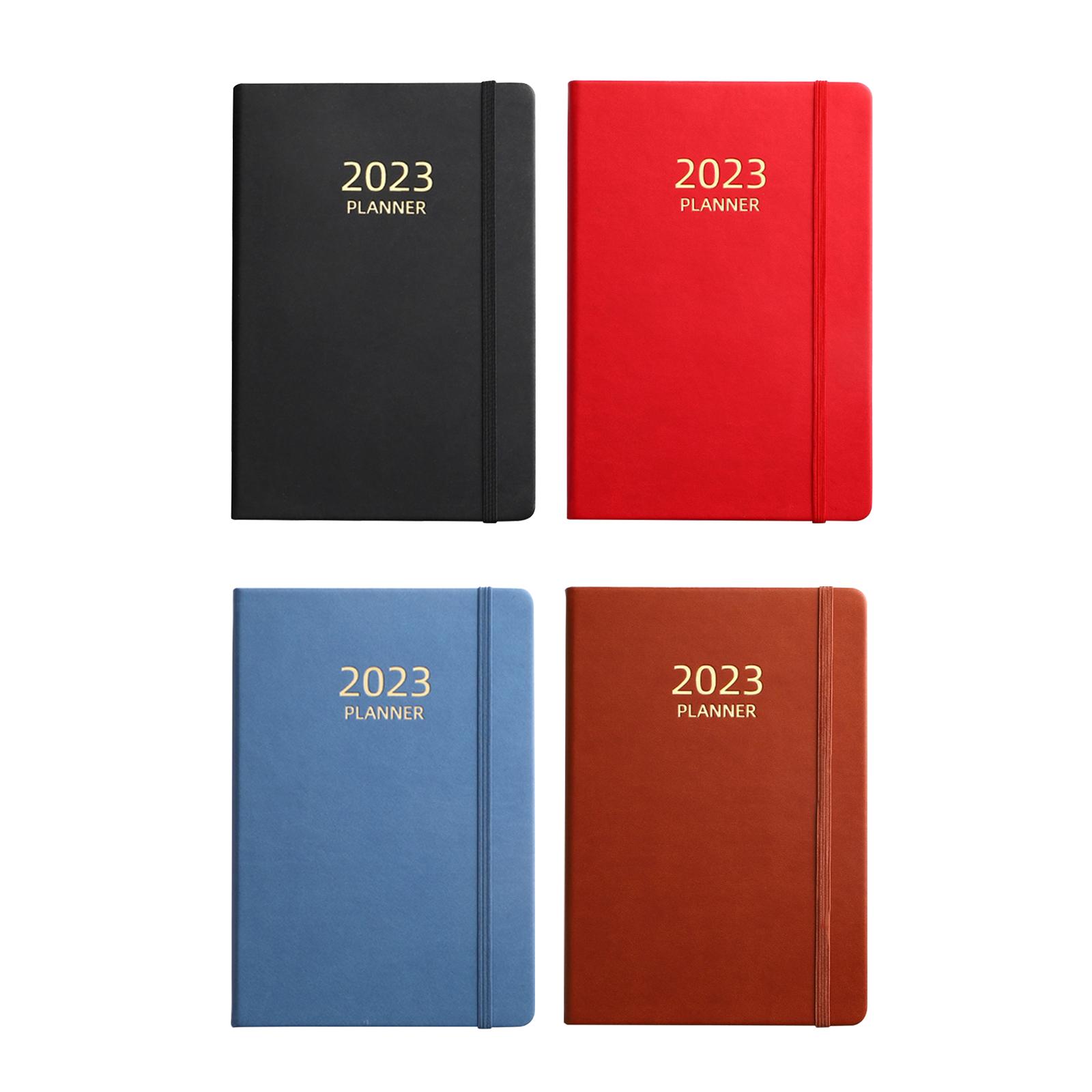 A5 Diary Notebook, 2023 Monthl - Leather Work Diary Covers avaliação e preço