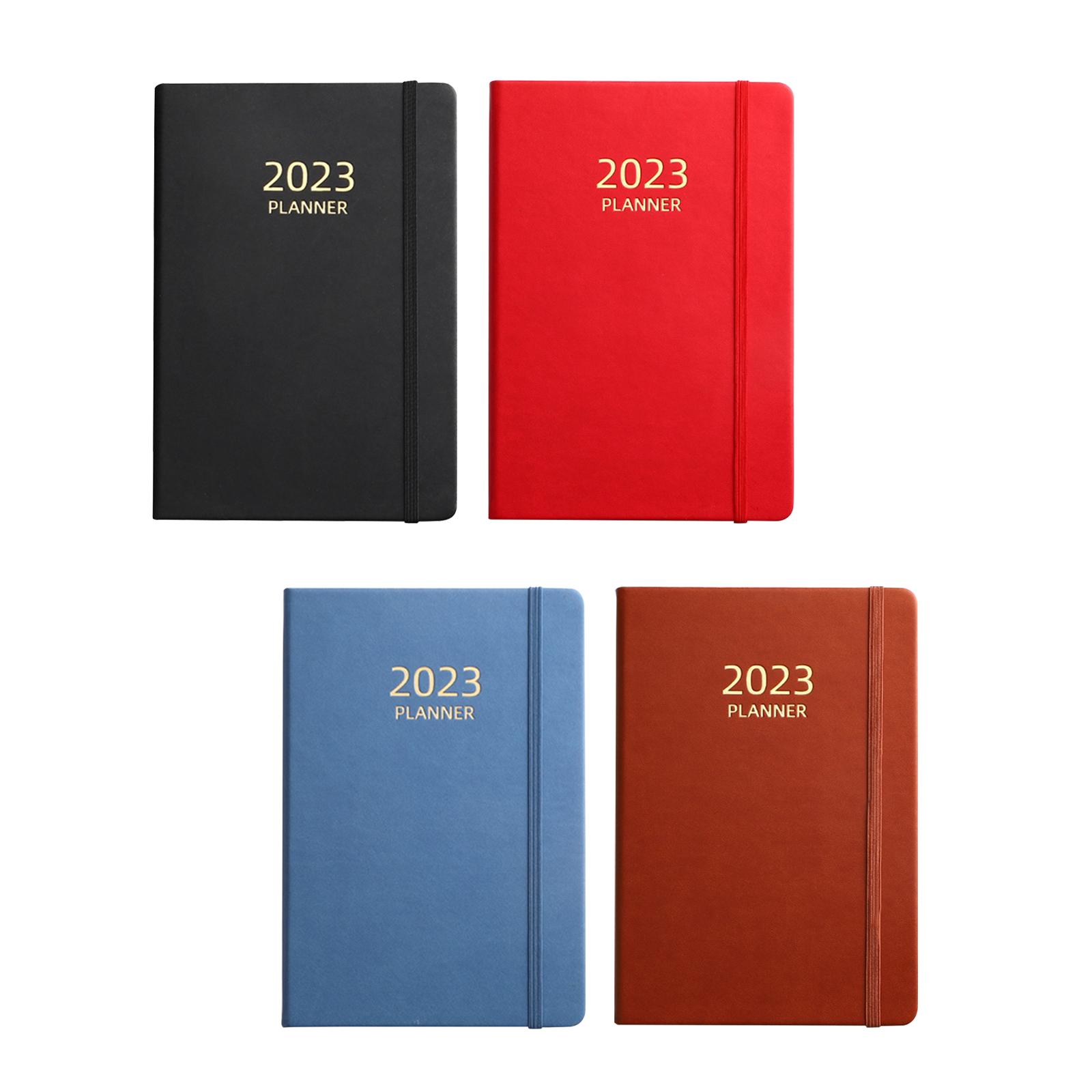 A5 Diary Notebook, 2023 Monthl - Leather Work Diary Covers avaliação e preço
