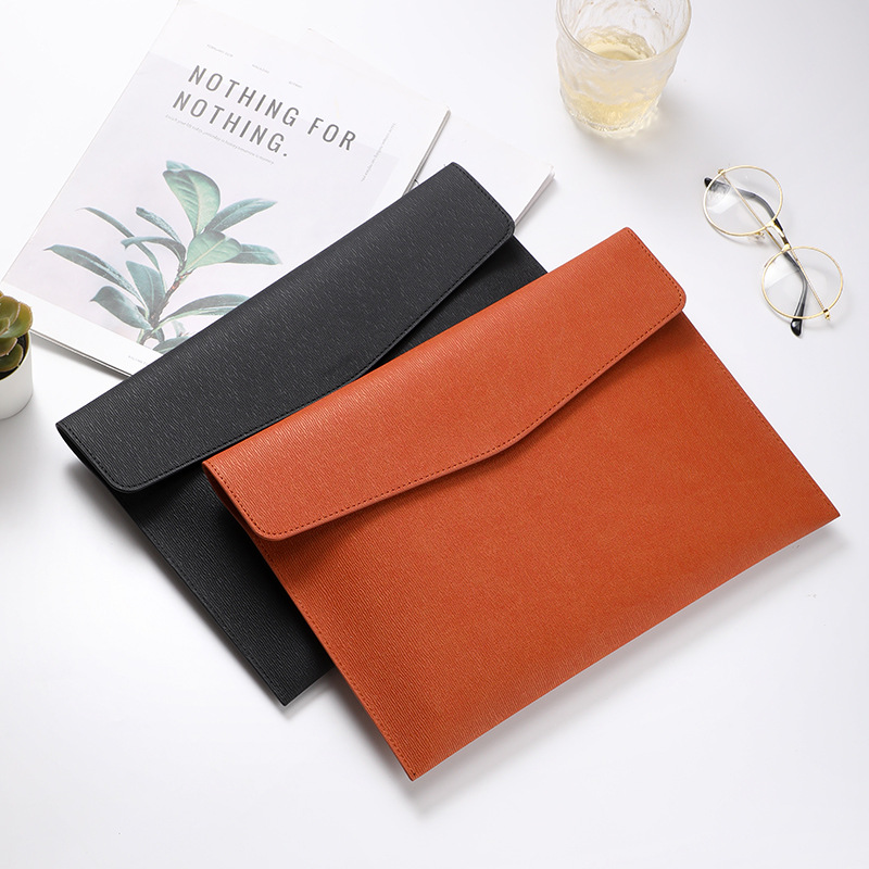 Faux Leather Document Bag, Bus - Leather Work Folder avaliação e preço