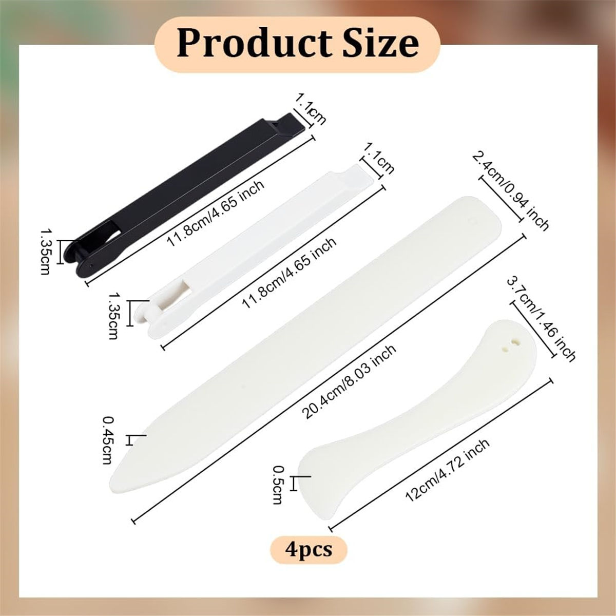 2025+ 4Pcs Copper Foil Hand Fo - Bone Folder Tool avaliação e preço