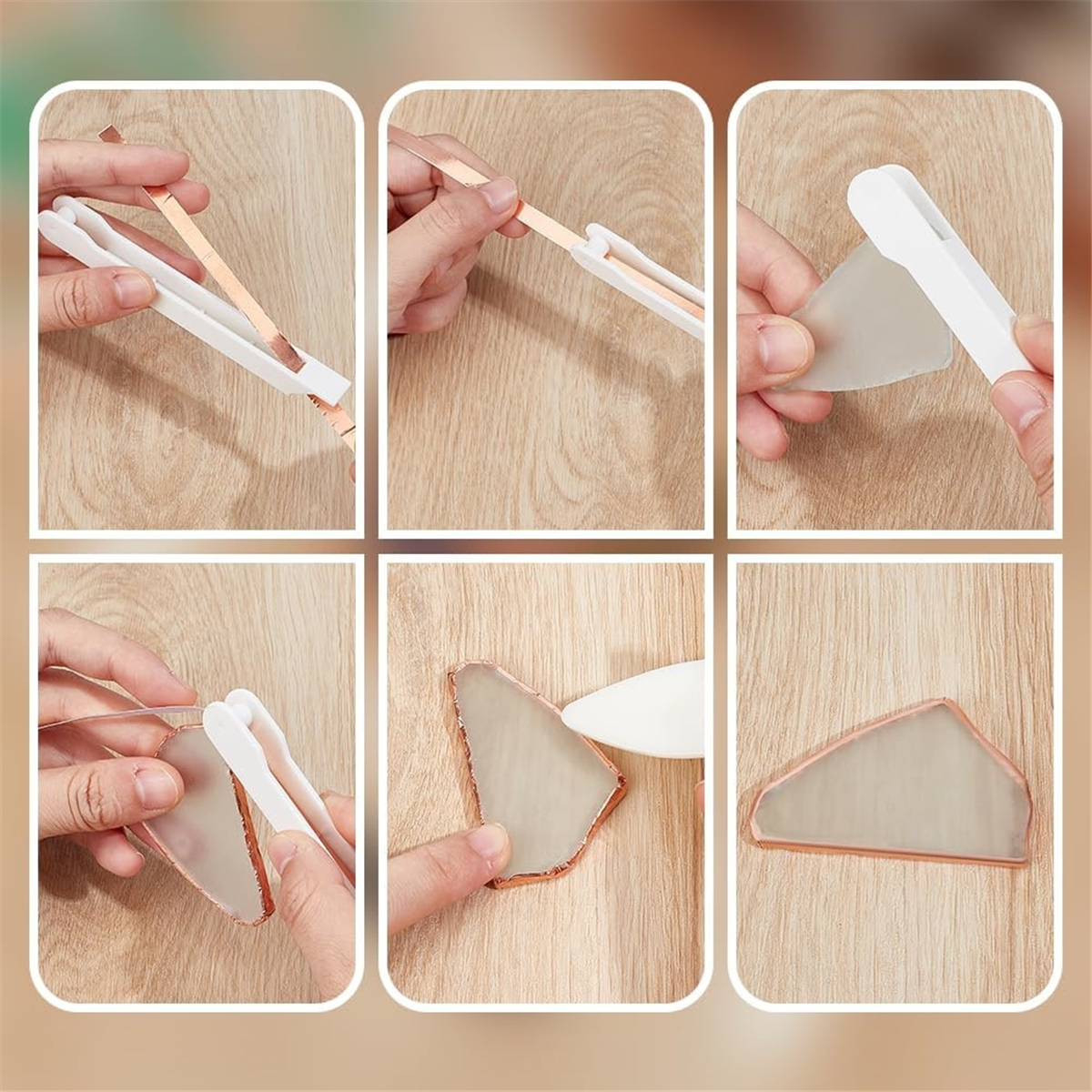 2025+ 4Pcs Copper Foil Hand Fo - Bone Folder Tool avaliação e preço