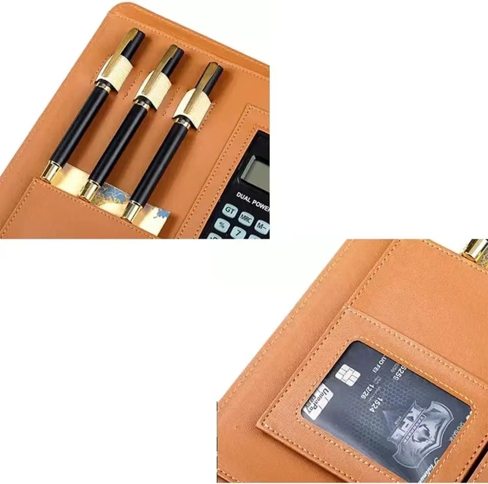 A4Pu leather briefcase equippe - Leather Work Folder avaliação e preço