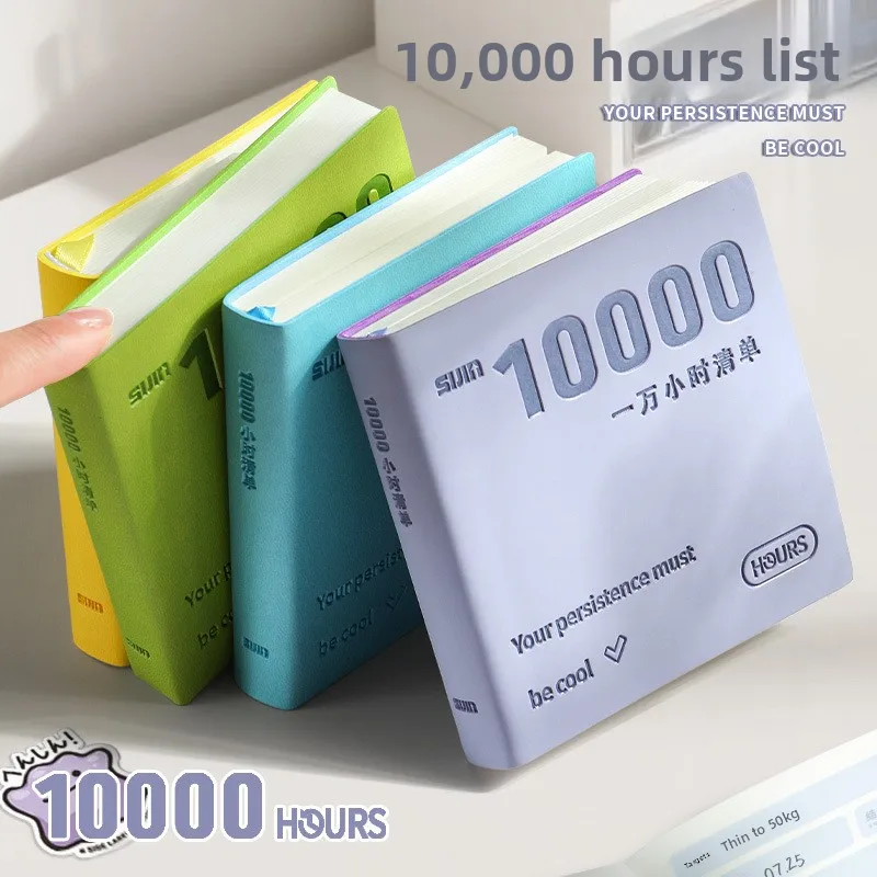10000-Hour Leather Planner Sel - Leather Work Notepad avaliação e preço