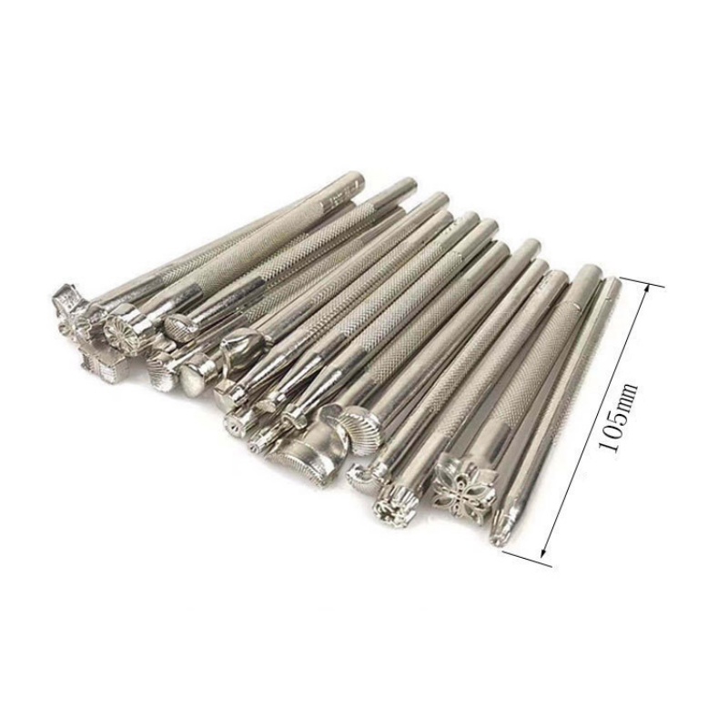 20Pcs Leather Stamping Tools L - Leatherwork Tool Kit avaliação e preço
