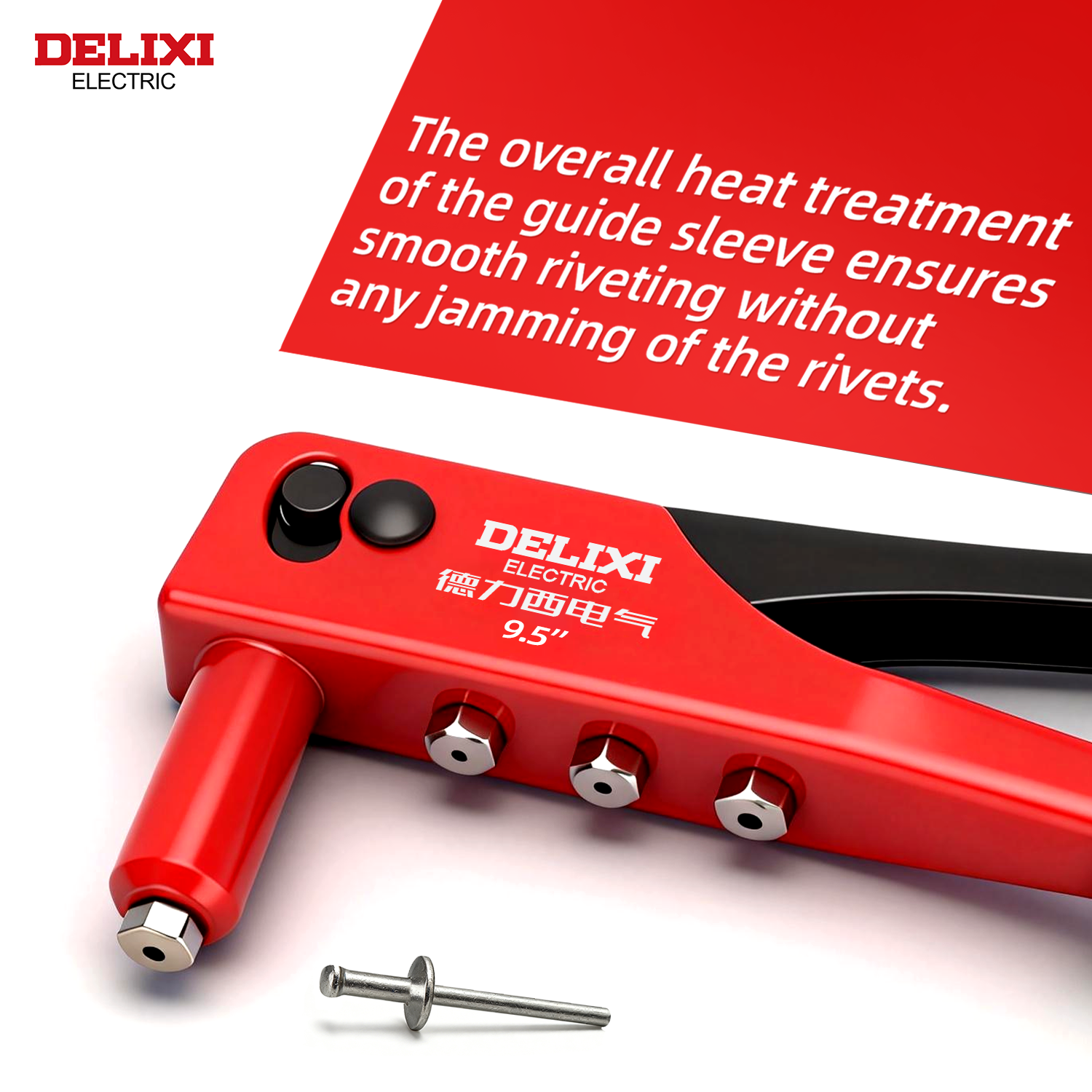 Heavy-Duty Hand Riveter,High-L - Rivet Setter Tool avaliação e preço
