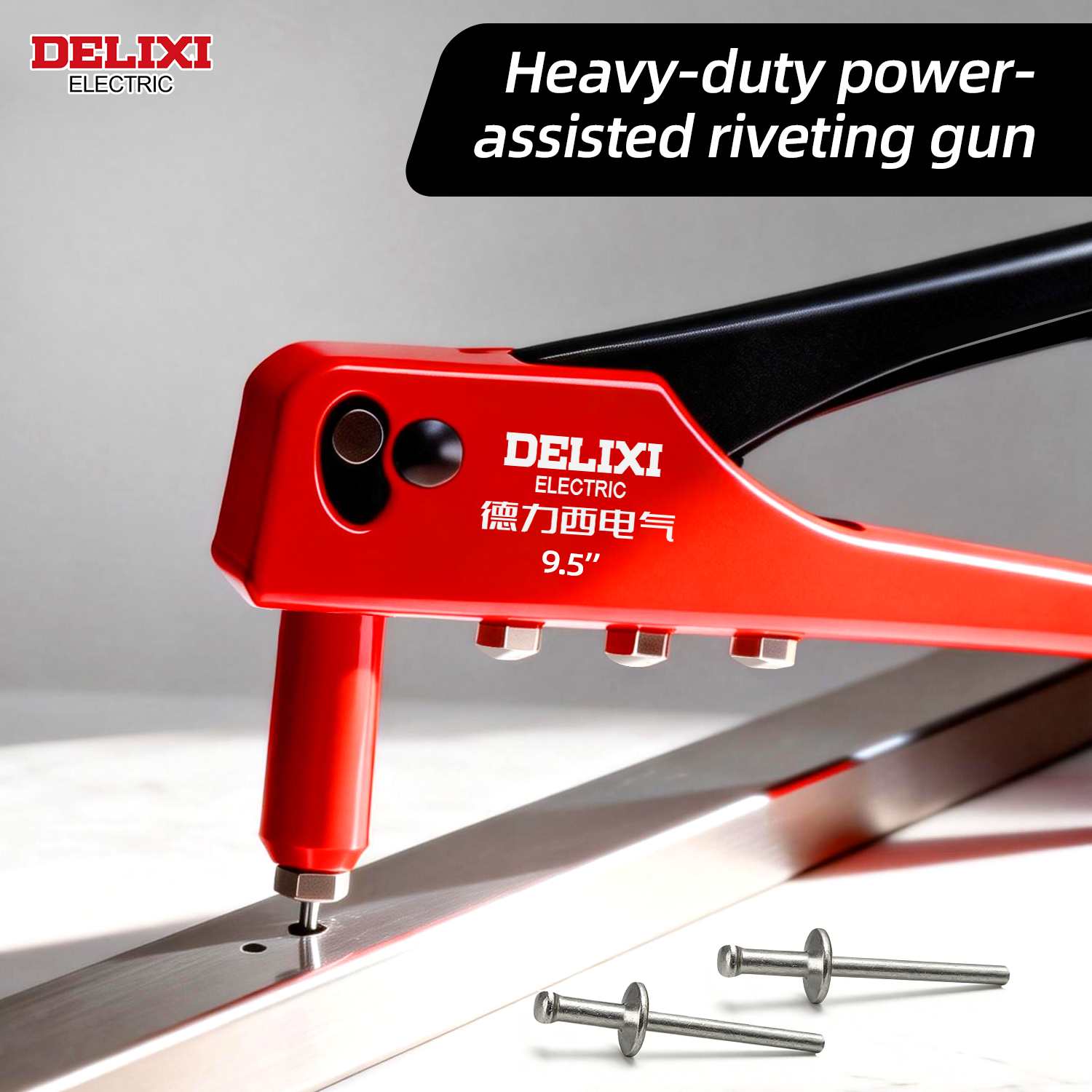 Heavy-Duty Hand Riveter,High-L - Rivet Setter Tool avaliação e preço