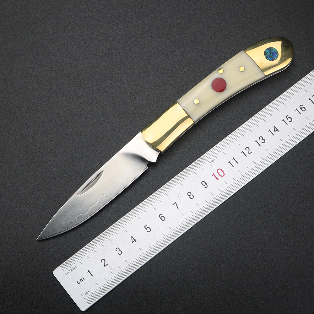 White cow bone brass handle ou - Bone Folder Tool avaliação e preço