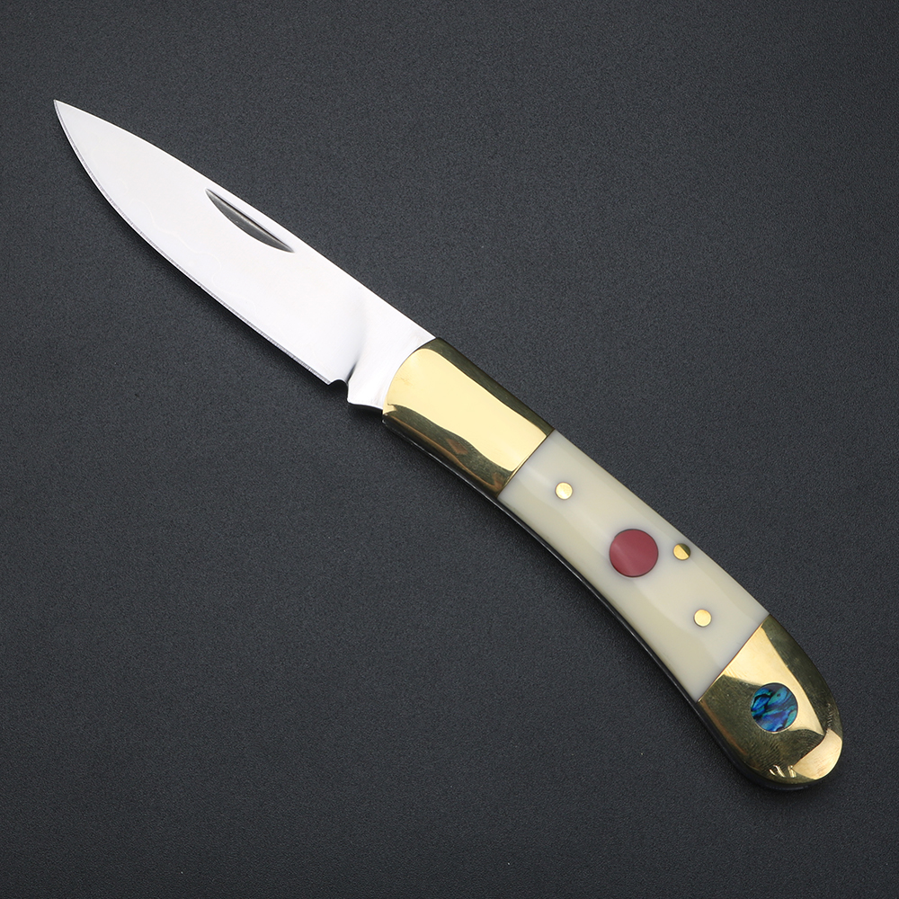 White cow bone brass handle ou - Bone Folder Tool avaliação e preço