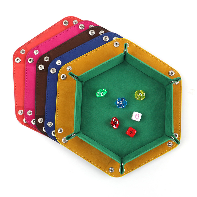 Rolling Folding Hexagon Dice G - Leatherwork Roller avaliação e preço