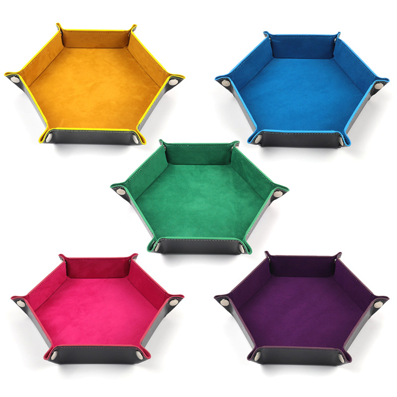 Rolling Folding Hexagon Dice G - Leatherwork Roller avaliação e preço