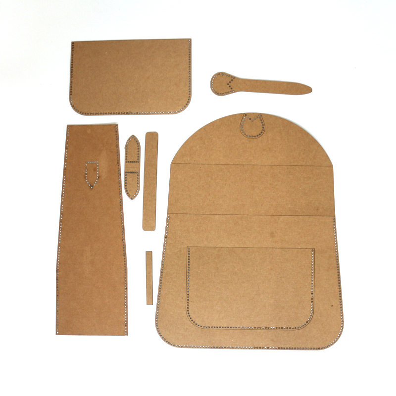 New Kraft paper template DIY l - Leatherwork Patterns avaliação e preço