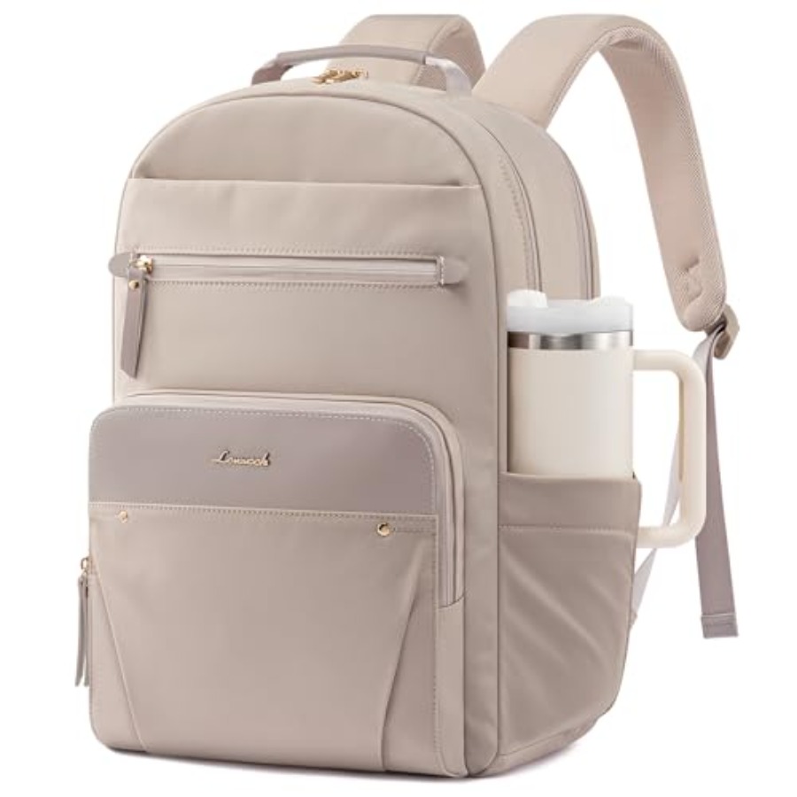 Laptop Backpack for Women with - Leather Work Bag Women avaliação e preço