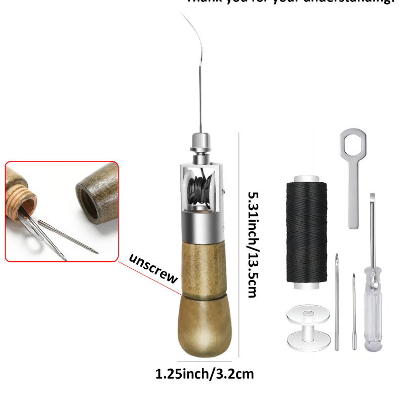 Professional Leather Sewing Aw - Leatherwork Tool Kit avaliação e preço