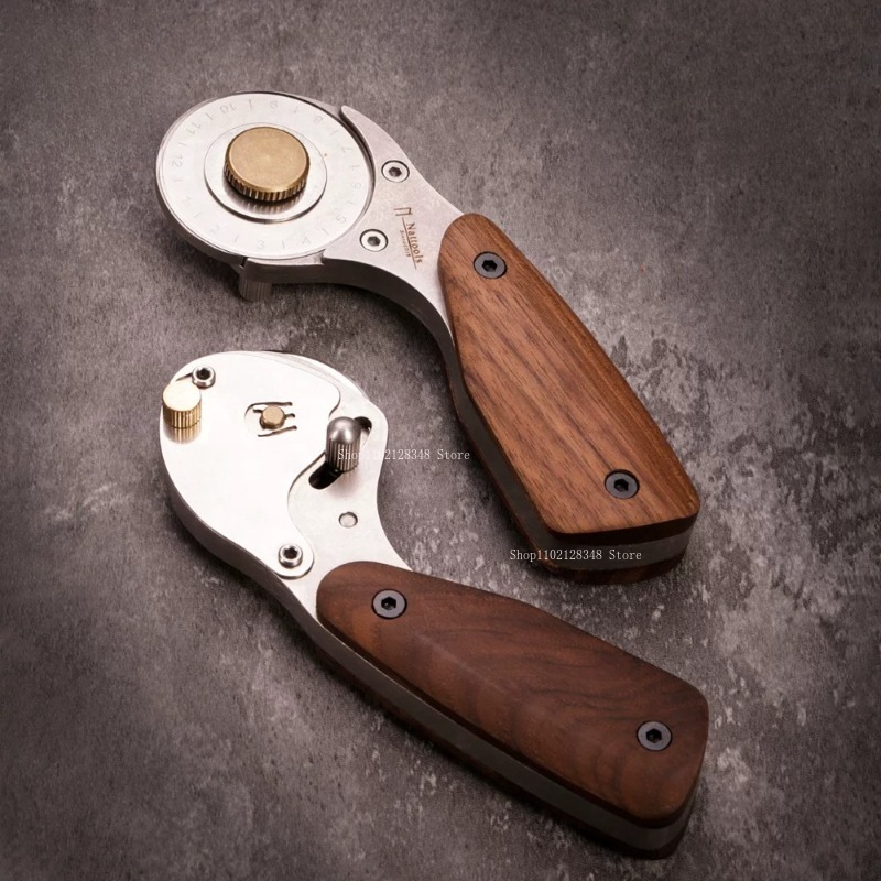 Natural Wooden Handle All-meta - Leatherwork Roller avaliação e preço