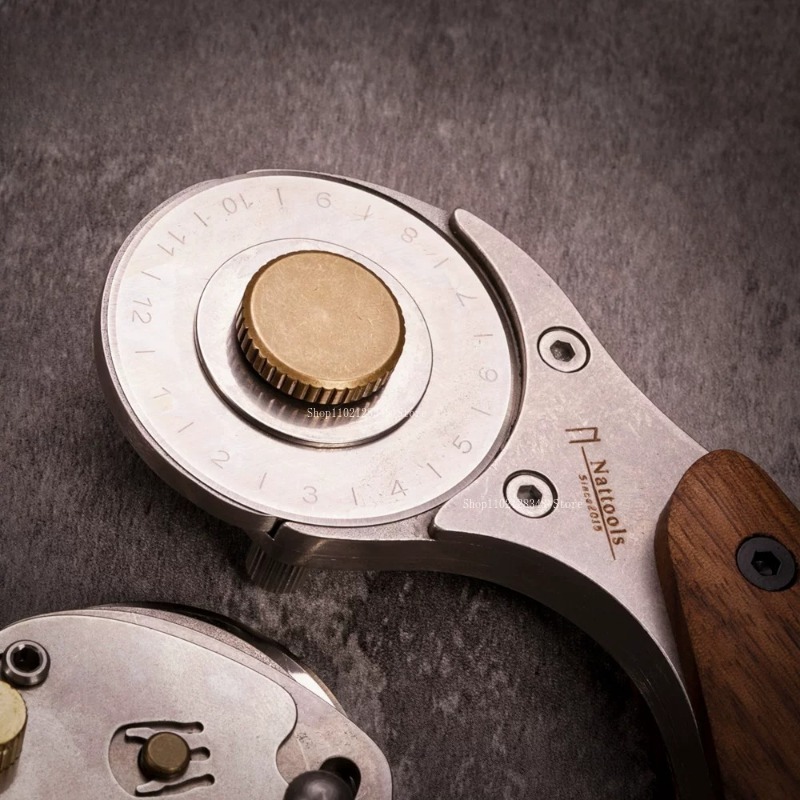 Natural Wooden Handle All-meta - Leatherwork Roller avaliação e preço