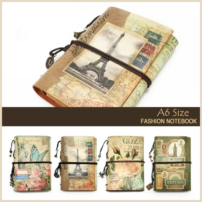 Mini Vintage Notebook Handmade - Leather Work Notepad avaliação e preço