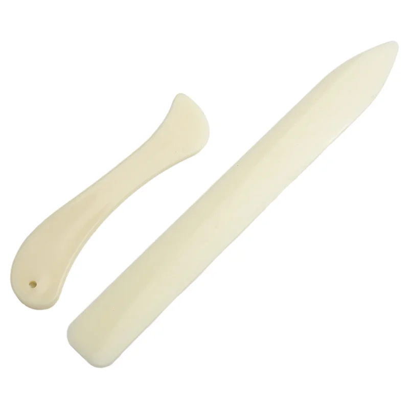 2PCS Leather Working Tool Bone - Leather Work Folder avaliação e preço