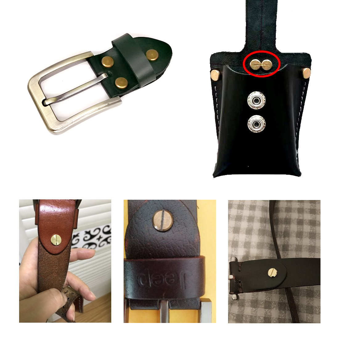 10Pcs Leather Craft Chicago Sc - Rivet Setter Tool avaliação e preço