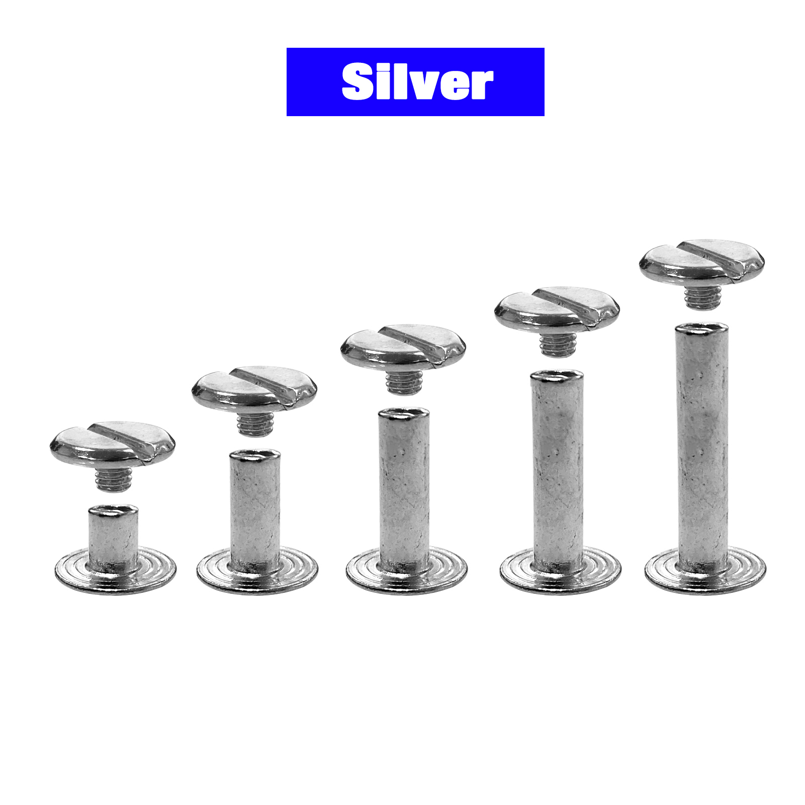 10Pcs Leather Craft Chicago Sc - Rivet Setter Tool avaliação e preço