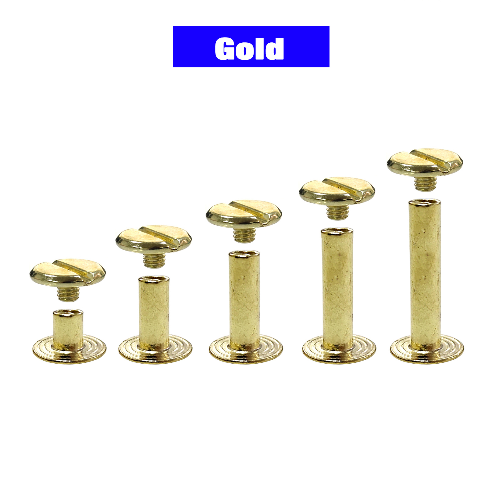 10Pcs Leather Craft Chicago Sc - Rivet Setter Tool avaliação e preço