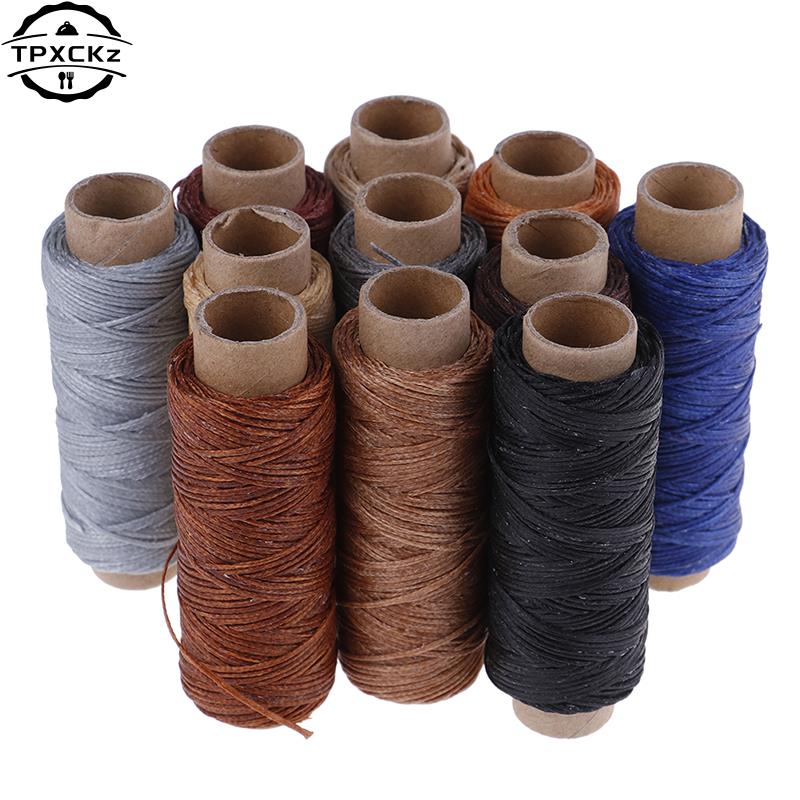 50m/Roll DIY Waxed Sewing Thre - Leatherwork Roller avaliação e preço