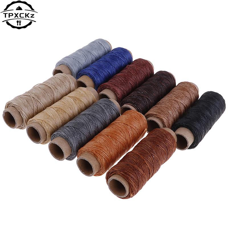 50m/Roll DIY Waxed Sewing Thre - Leatherwork Roller avaliação e preço