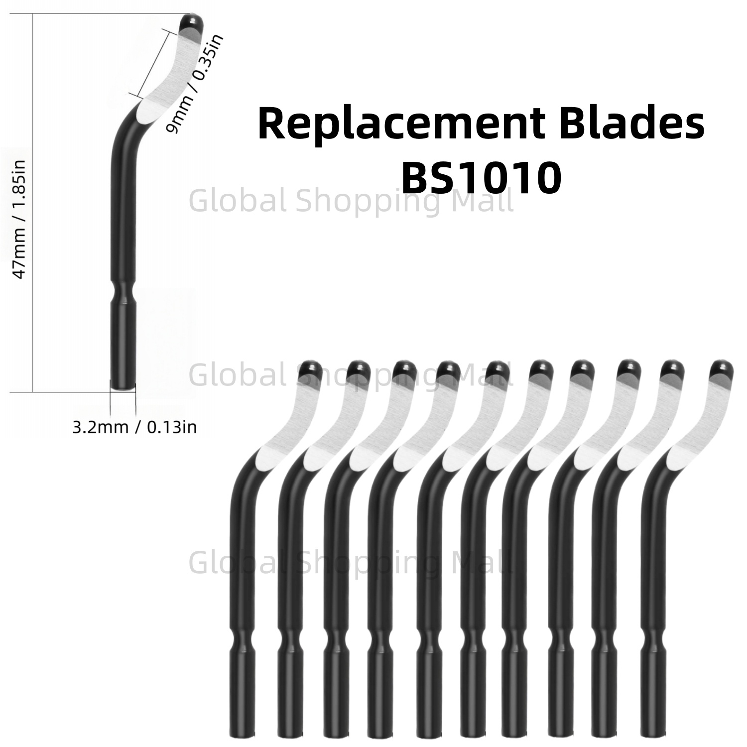 10PCS Deburring Blades BS1010  - Swivel Knife Tool avaliação e preço