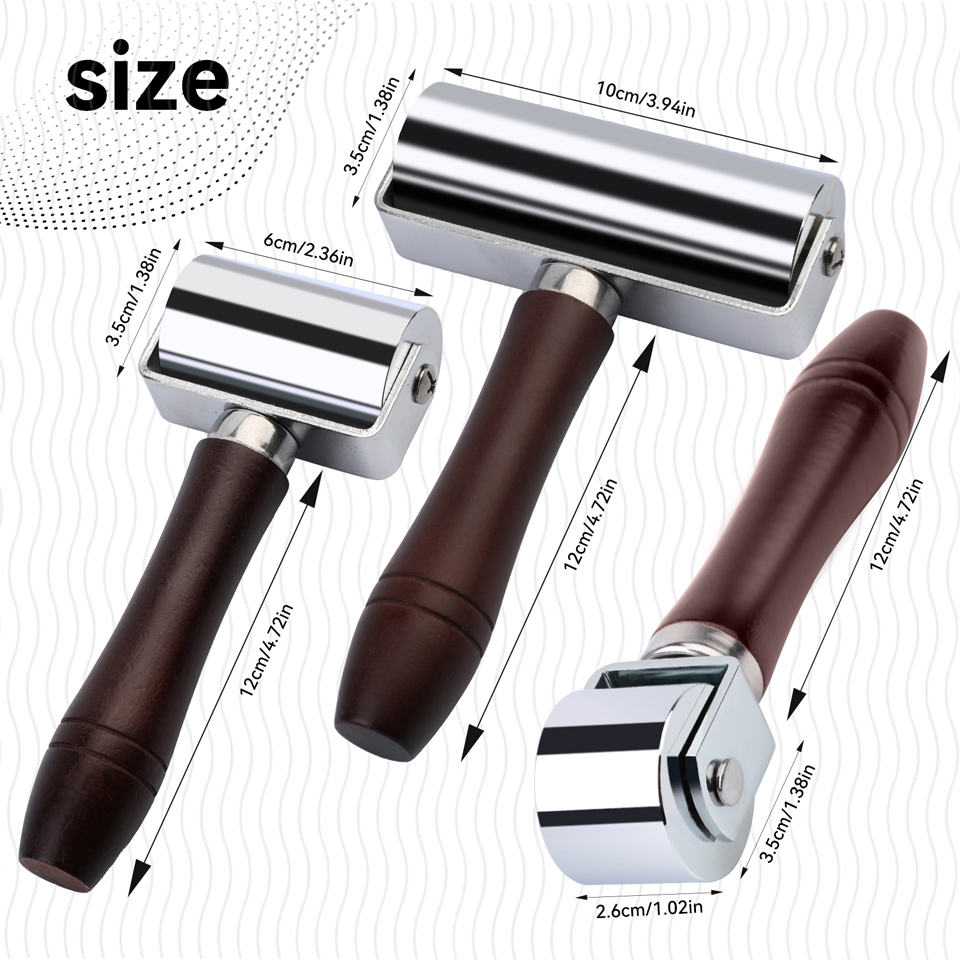 KRABALL Leather Press Edge Rol - Leatherwork Roller avaliação e preço