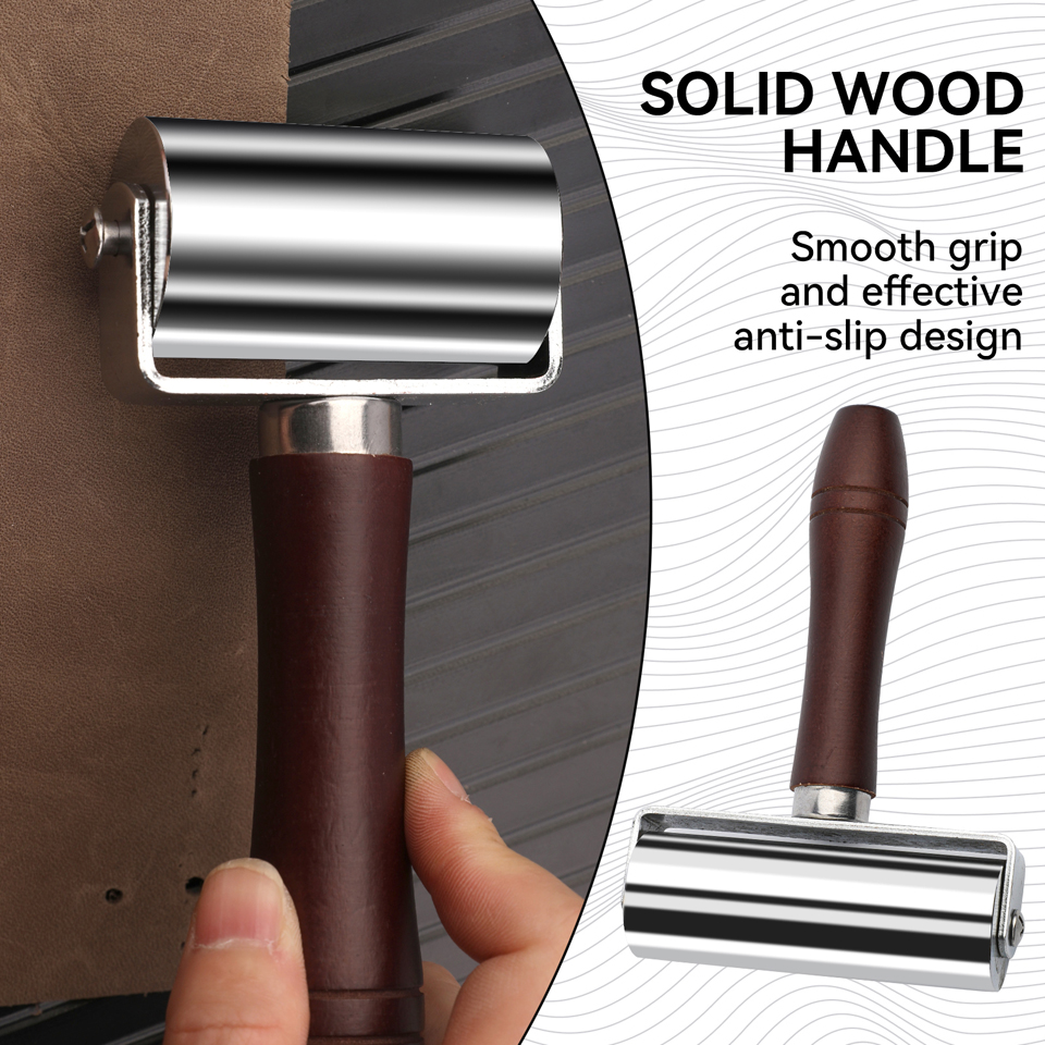 KRABALL Leather Press Edge Rol - Leatherwork Roller avaliação e preço