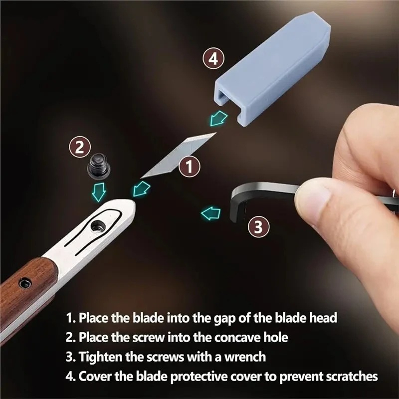 Nattools Leather Knife Replace - Leatherwork Knife avaliação e preço