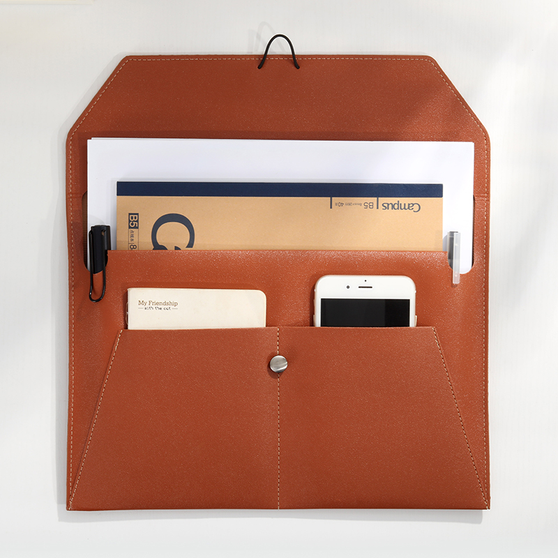 A4 Business Leather File Bag M - Leather Work Folder avaliação e preço