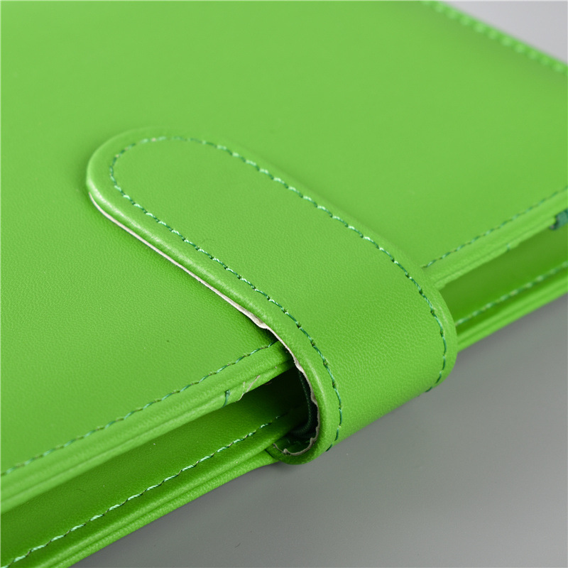 Macaron Color A5 A6 6 Ring Bin - Leather Work Notepad avaliação e preço