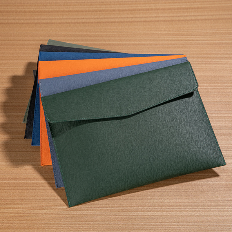 A4 A5 Leather File Bag 1PC Wat - Leather Work Folder avaliação e preço
