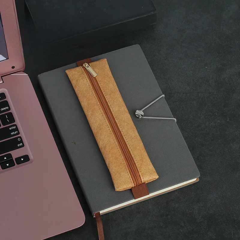 1pcs Adjustable Elastic Band P - Leather Work Notepad avaliação e preço