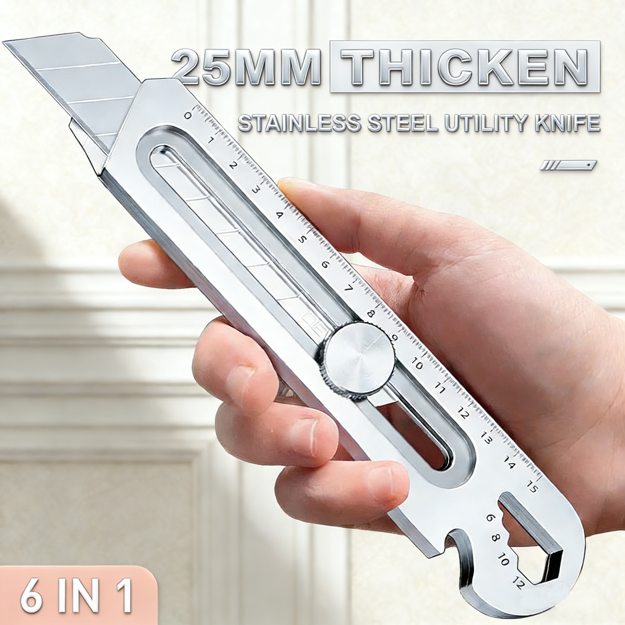 15.3cm 6 in1 Utility Cutter Wi - Swivel Knife Tool avaliação e preço
