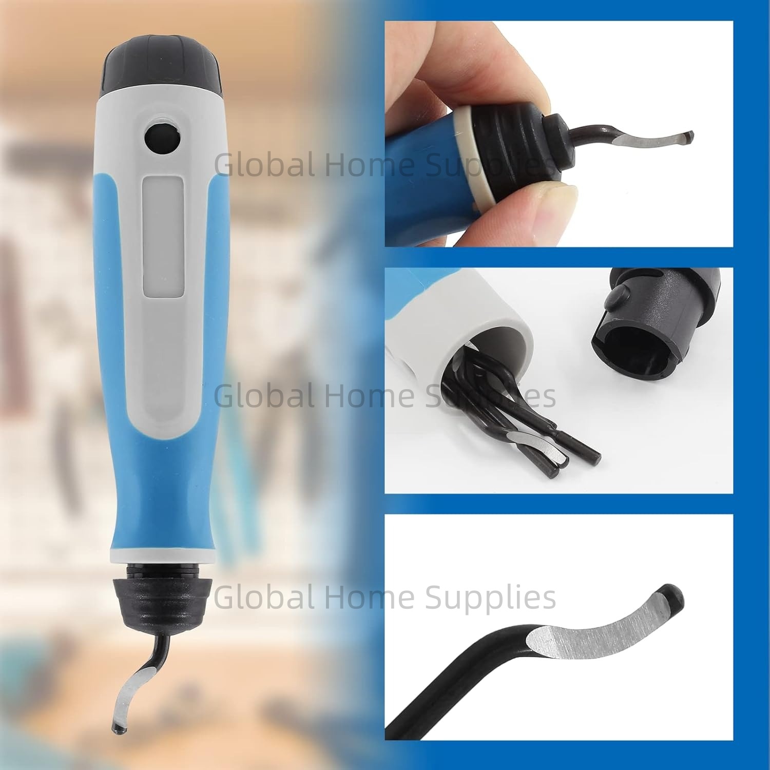 Hand Deburring Tool Kit with 4 - Swivel Knife Tool avaliação e preço