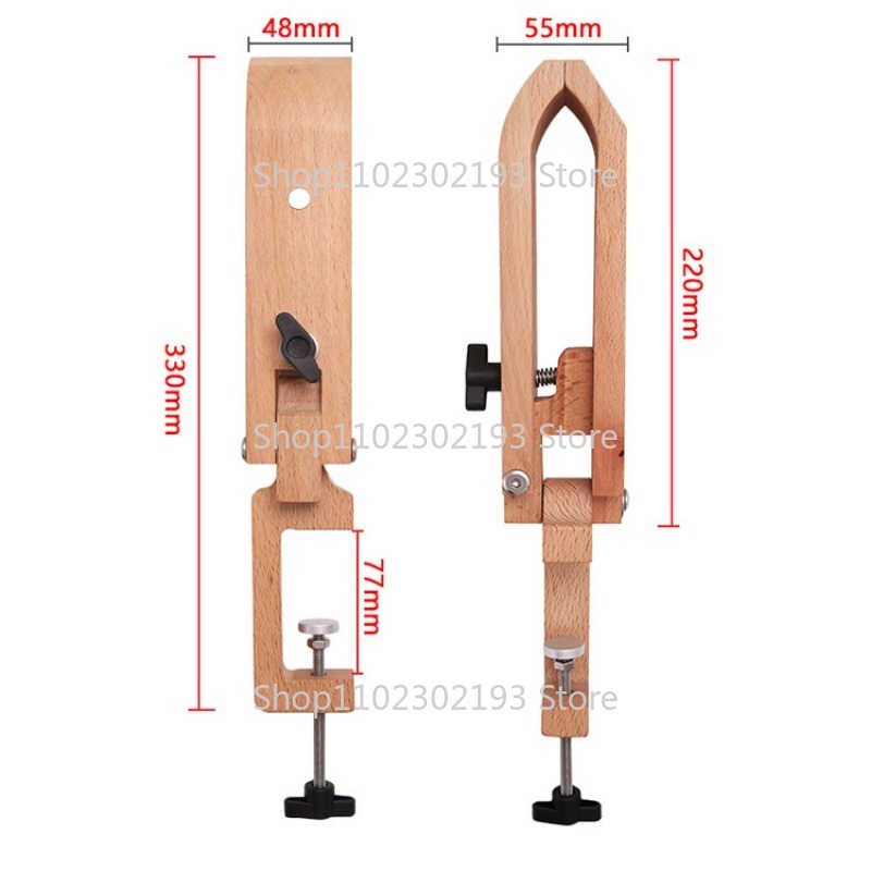 Foldable Wooden Clamp Adjustab - Leatherwork Tool Kit avaliação e preço