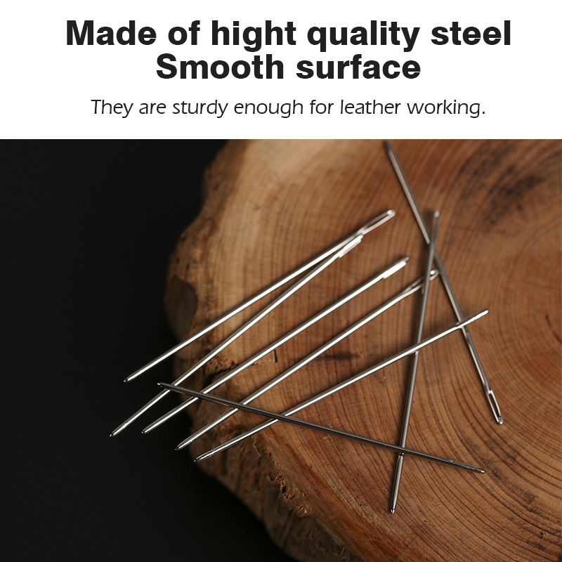 WUTA 12pcs Leathercraft Sewing - Leather Needle Harness avaliação e preço