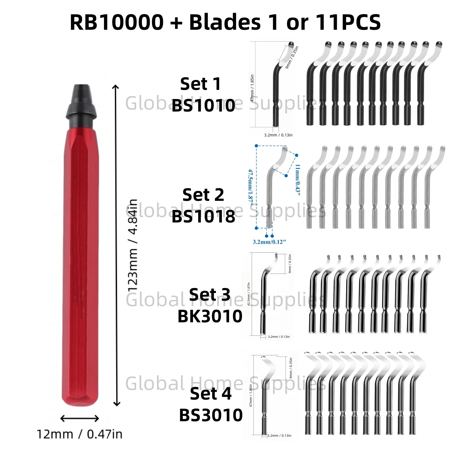 Deburring Tool Set RB1000 with - Swivel Knife Tool avaliação e preço