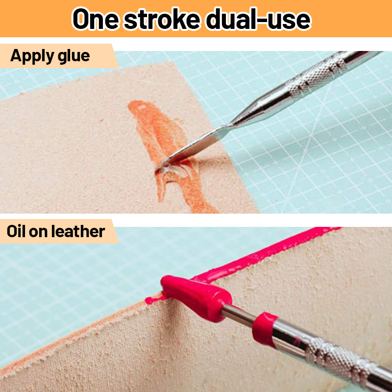 25mm DIY Leather Dual Double H - Leatherwork Roller avaliação e preço