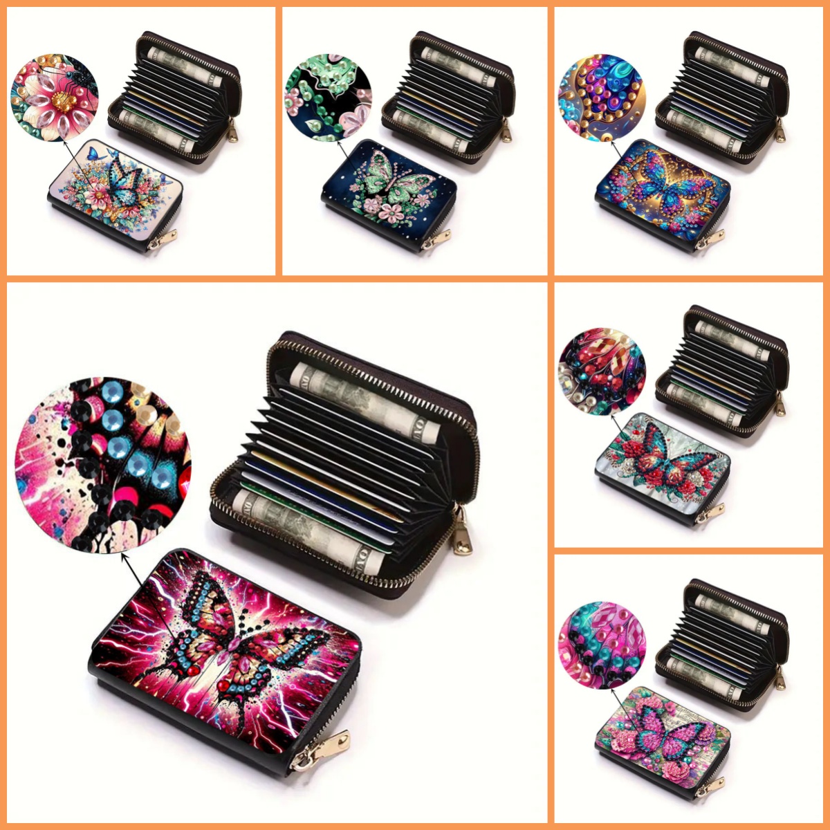 1 DIY diamond painting set wit - Leatherwork Patterns avaliação e preço