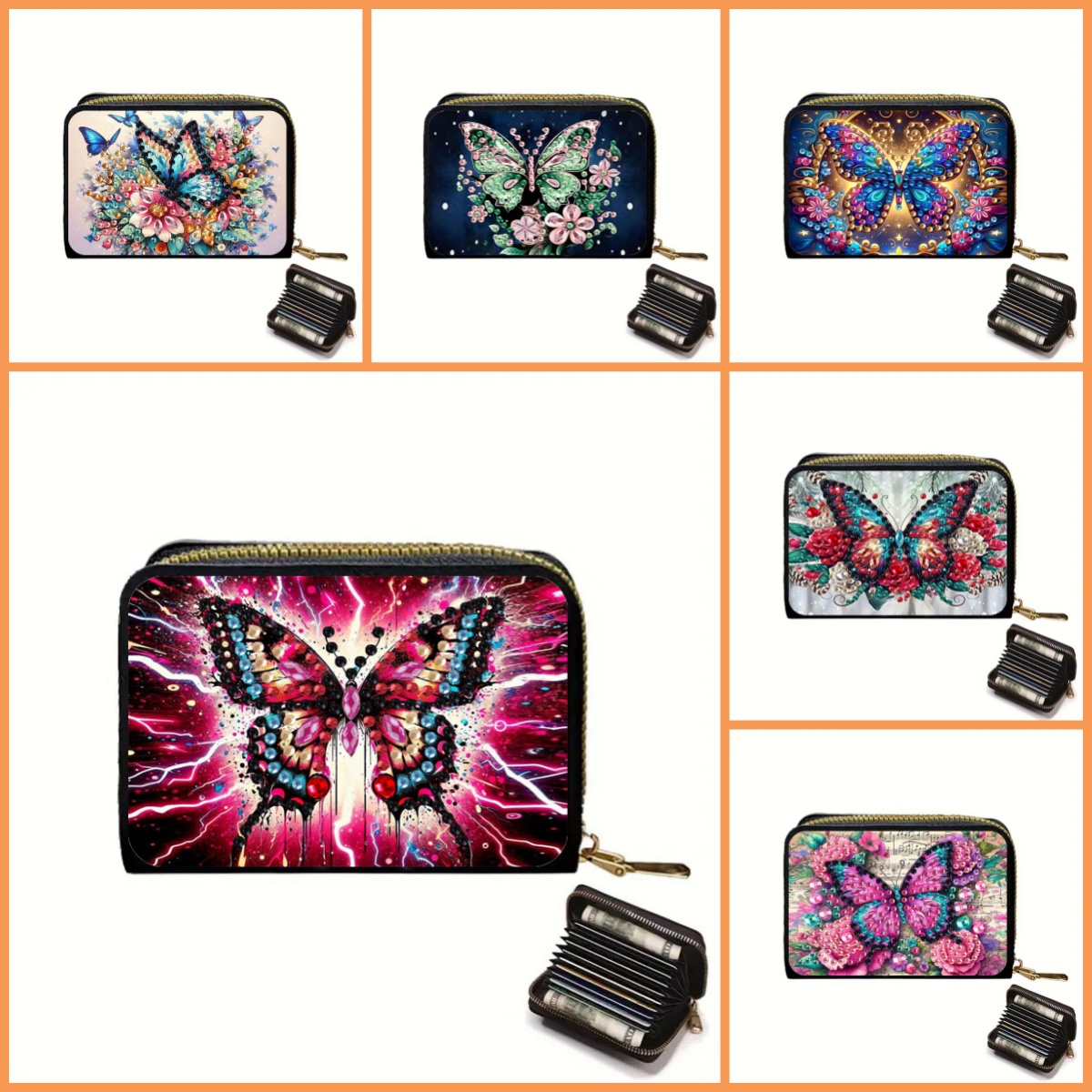 1 DIY diamond painting set wit - Leatherwork Patterns avaliação e preço