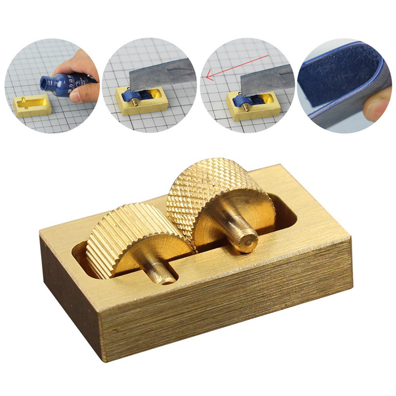 BHBD-Mini Edge Oil Box Leather - Leatherwork Roller avaliação e preço