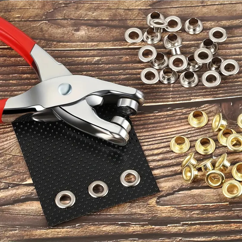 100pcs Prong Rings 4mm Buckle  - Rivet Setter Tool avaliação e preço