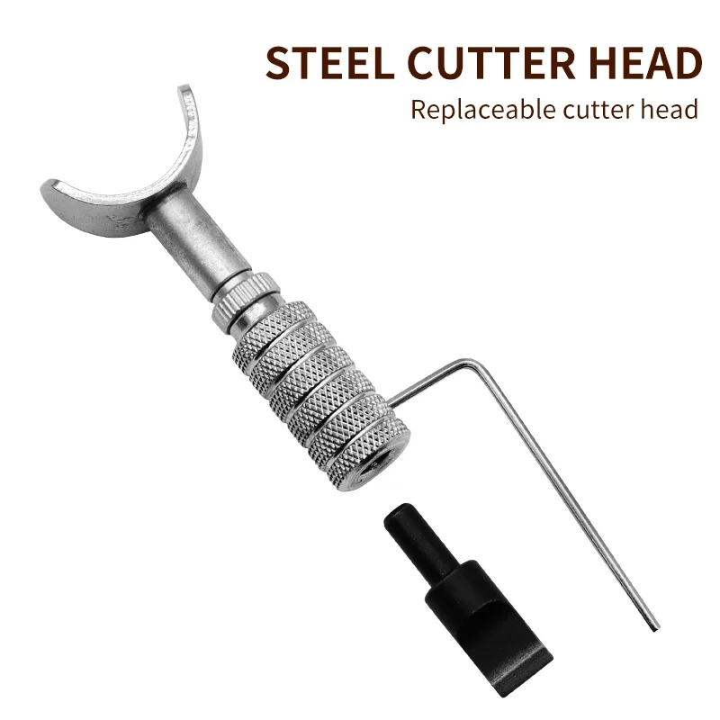 DIY Adjustable Manual Rotary T - Swivel Knife Tool avaliação e preço
