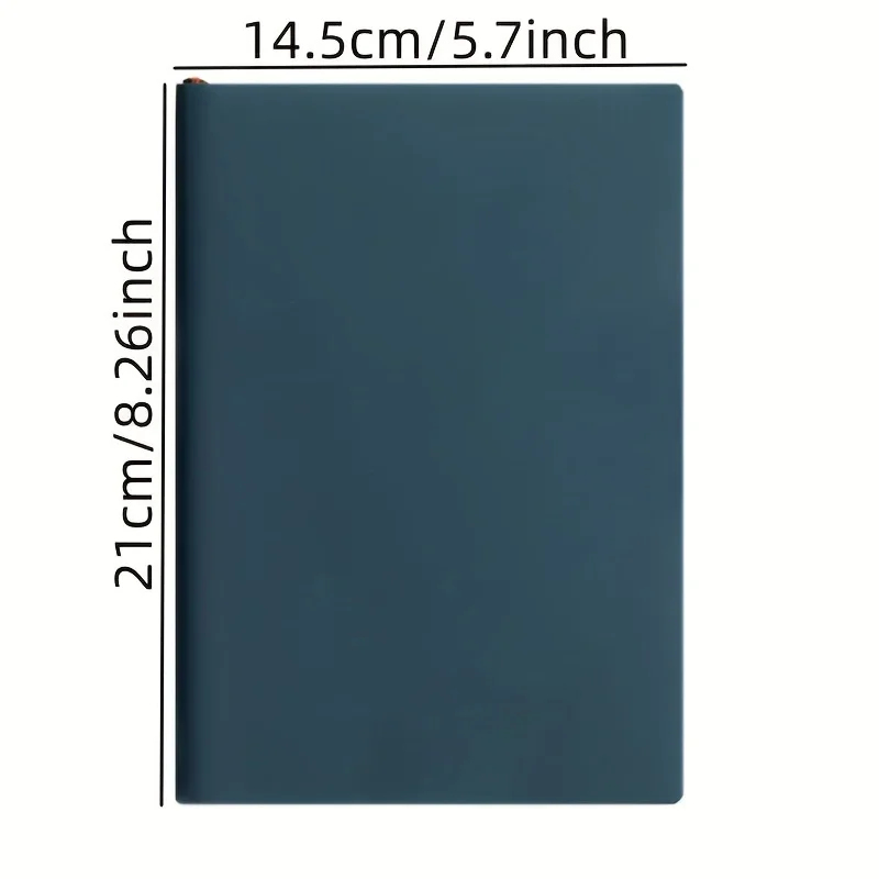A5 Soft Leather Notebook with  - Leather Work Notepad avaliação e preço